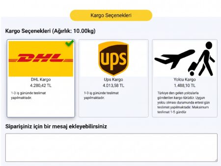 Opencart PTS yurtdışı kargo modülü