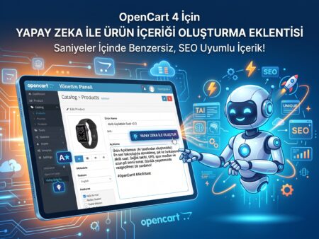 OpenCart 4 Google Gemini Yapay Zeka ile Otomatik SEO & İçerik Oluşturucu